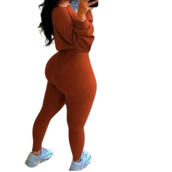 Ladies ribbed two-piece set sz XXL - Picture 1 of 4